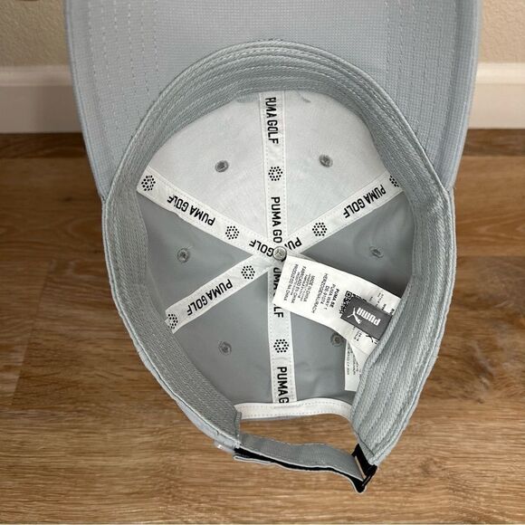 Puma Golf Unisex Gray Adjustable Athletic Cap Hat - Picture 8 of 11